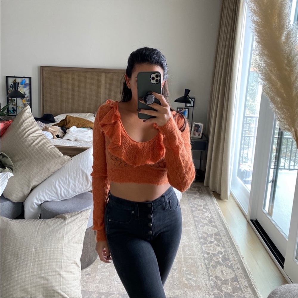 Free People Crop Sweater